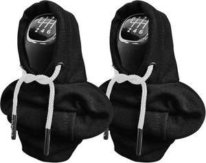lot 10867 image: 2PCS Gear Shift Hoodie, Universal Car Shift Knob Cover, Car Accessories red