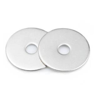 lot 10921 image: 14 x 1-14 in Fender Washers, Stainless Steel 304 (18-8), 40 Pcs