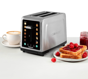lot 110 image: Cuisinart SimpliTouch XL 2-Slice Toaster   - Retail $40