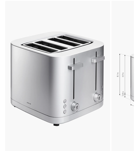 lot 142 image: Zwilling Enfinigy 4-Slice Toaster - Retail $150