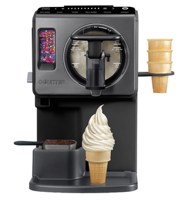 lot 148 image: Gourmia 2 Quart Automatic Soft Serve Ice Cream and Frozen Drink Maker - Retail $200