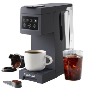 lot 157 image: Cuisinart Single Cup Hot & Cold Brew Coffee Maker SS-27PC - Retail $65
