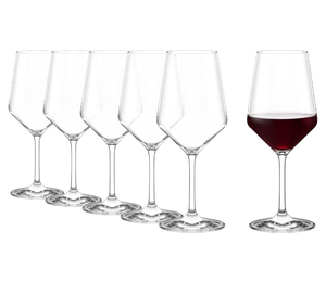 lot 168 image: St�lzle Lausitz Revolution All Purpose 16.5 oz. Wine Glass, Set of 6 - Retail $35