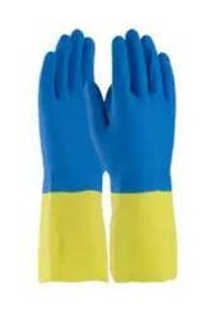 lot 10751 image: PIP Assurance Neoprene Coated Latex Gloves, XL