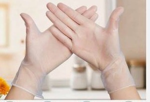 lot 21601 image: LW Concept Vinyl Gloves Powder Free Clear XL 100pc