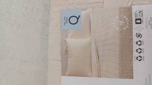 lot 10864 image: Avocado Organic Cotton 3 Piece Coverlet Set, Queen