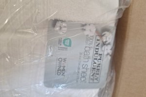 lot 10891 image: Purely Indulgent HygroCotton Bath Sheet 35x70 White, 2 Pack