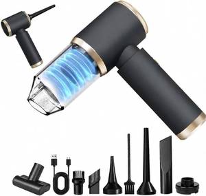 lot 171495 image: Beetool Vacuum 4-in-1 Cordless Handheld Cleaner, 15000Pa Car Vacuum, Air Duster, Inflator and Deflator, USB Rechargeable Mini Vacuum with HEPA Filter and 7 Attachments for Car, Home and Office
