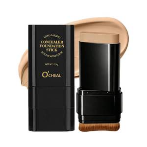 lot 171578 image: OCHEAL Concealer Foundation Stick with Brush, Full Coverage Makeup 04#