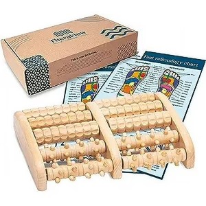 lot 271556 image: TheraFlow Dual Foot Massager Roller, Relieve Foot Pain and Plantar Fasciitis, XL