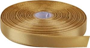 lot 271569 image: 12 Inch x 50 Yards Polyester Ribbon - Champagne Gold  Single-Faced Craft Ribbon for Bows, Gift Packaging, Scrapbooking