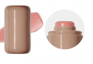 lot 271570 image: Matte Blush Stick Creamy Natural Looking Finish Face Blush Long-Lasting Lightweight Buildable Blushes Stick for Cheeks (04 Neutral Peach)