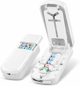 lot 271571 image: Pill Cutter for Small Pills, Pill Splitter for Tiny Pills - Precisely Cuts into 12, 13, 14  Portable & Easy-Grip Design
