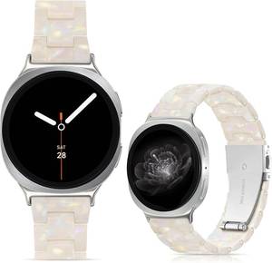 lot 271624 image: Compatible with Samsung Galaxy 9 Watch Band for Women Resin, Galaxy Watch 8 Classic Band 46mm Bracelet Wristband Replacement Strap for Galaxy Watch 8 Band 40mm 44mm Accessory