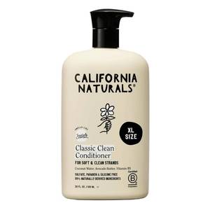 lot 371501 image: California Naturals Classic Clean Toasted Coconut Conditioner with Coconut Milk, Vitamin B5, Natural, Vegan, Paraben &amp Sulfate Free, Color Safe Conditioner, All Hair Types, 20 fl oz (2 Pack)