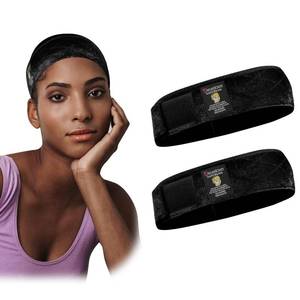 lot 371516 image: Dreamlover Wig Grip Band for Hijab, Non-Slip Headband for Half Wigs, Black