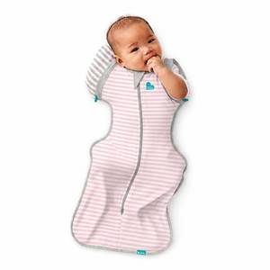 lot 371520 image: Love to Dream Swaddle Up Transition Bag  1.0 TOG, 19-24 lbs, Stripes Pink