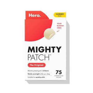 lot 371529 image: Mighty Patch Hero Cosmetics Original Nighttime Acne Pimple Patches, 75 Ct