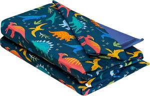 lot 371556 image: Wildkin Cotton Rest Mat Cover for Boys, Jurassic Dinosaurs