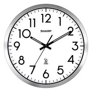 lot 371565 image: Sharp QA Atomic Analogue Wall Clock 2.3 lbs Automatic