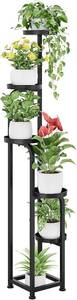 lot 371566 image: Bamworld Tall Plant Stand Indoor Outdoor Corner Metal Flower Pot Stands