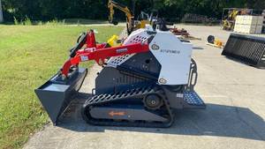 lot 78072 image: 23 HP RATO Gas Heavy-Duty Mini Skid Steer Track Loader (ATS-T480R) - Retail $0
