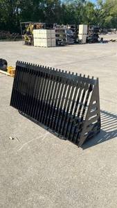 lot 80026 image: 66 Inch Skid Steer Rock Bucket Without Teeth (CK-RB66N) - Retail $0