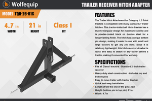 lot 82090 image: Class 2 Quick Hitch   TQH-26-02C