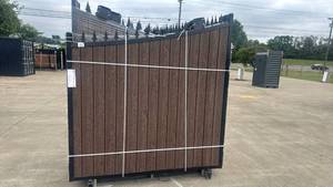 lot 85001 image: 14FT wood-plastic double gate (G14MSS)