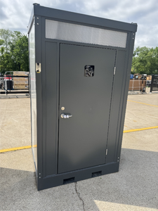 lot 85010 image: Portable Toilet �� Single Stall Outdoor Restroom Unit  PT150S