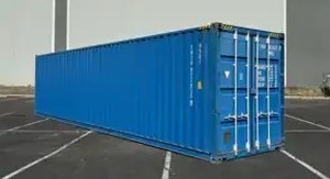 lot 86 image: Multi Trip 40 Blue Container w No Side Doors - AACU4142401 - Retail $0