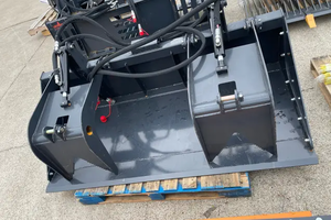 lot 79004 image: Land Honor Heavy Duty Hydraulic Root Rake Grapple Attachment (SGB-11-72W) - updated