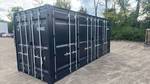 20 Ft Storage container with two side doors BLACK (EQ20QC)