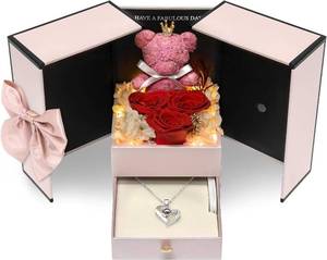 lot 34171 image: Lot of 7 Childom Mothers Day Mom Gifts for Mom,Birthday Gifts for Women,Mothers Day Flowers Gift For Moms Wife Grandma,Light Up Rose Preserved Flowers for Delivery Prime with Necklace for Christmas,Anniversary