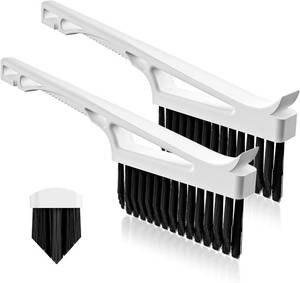 lot 34192 image: Lot of 6 KMOSENIA Grout Cleaner Brush 2PCS, V Shape Grout Cleaning Brush, Stiff Grout Scrub Brushes for Cleaning Shower, Bathroom Tile, Kitchen Floor