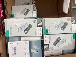 lot 34194 image: Large lot of ESR for iPhone 16 Case for MagSafe, Transparent, Clear