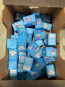 lot 34200 image: 47 Boxes 2 pack Stainless Steel reusable k cup compatible with keurig 1.0 and 2.0 coffee makers