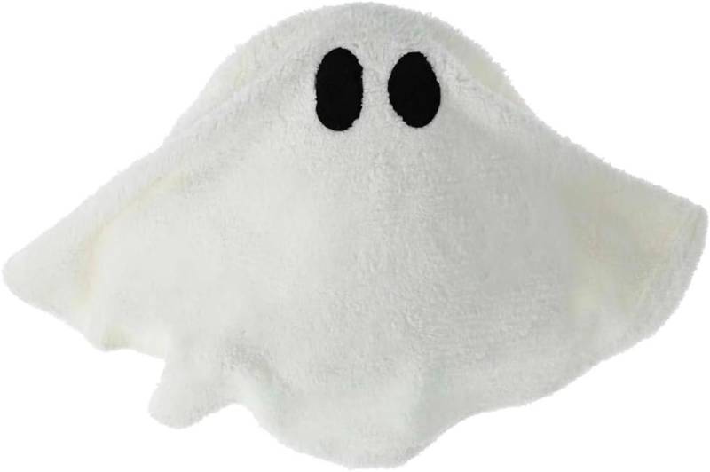 lot 48085 image: Halloween Ghost Throw Pillow, Ghost Shaped Decorative Pillow for Couch Sofa Bed, Cute Spooky Halloween Stuffed Pillow Plush Ghost Doll Home Decor Party Decorations, 12 x 11