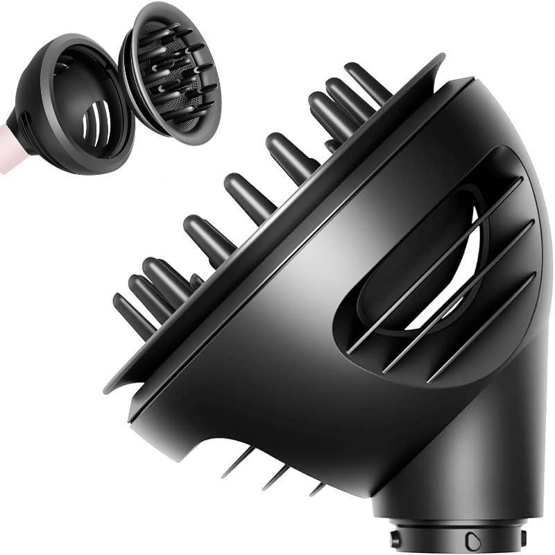 lot 79264 image: Wave  Curl Diffuser Attachment for Dyson Airwrap i.d. HS01 HS05 HS08 Dome and Diffuse Modes for Curl Wave Hair, Hair Dryer Diffuser  Extra-Large Design for ThickCurly Hair  Heat-Safe