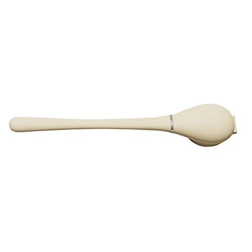 lot 40672 image: Aramox Baseball Bat Toilet Brush Silicone Toilet Cleaner Brush with Auto Opening Closing Holder Silicone Deep Cleaning Compact Design for Bathroom Home Apartment (Cream White)