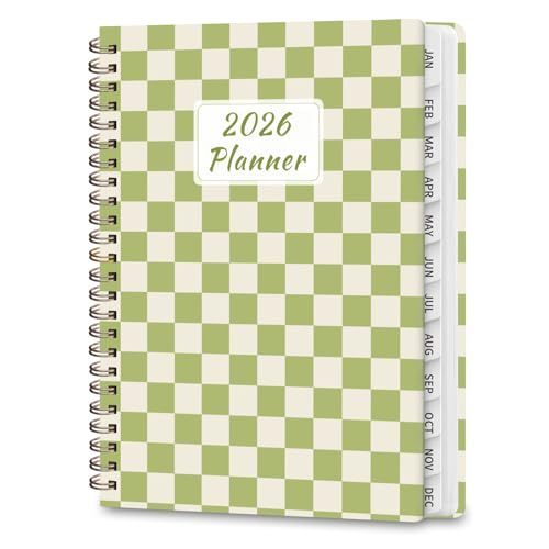 lot 40442 image: 2026 Planner, Weekly and Monthly Calendar Academic Planning Book, Jan 2026 - Dec 2026, Agenda Calendar Planner for Office Supplies and Desk Accessories - A5 (6.3 x 8.5)