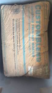 lot 305 image: (2) 50 Pound Bags Thin Set Mortar