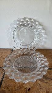 lot 78 image: 3) Beautiful Fostoria Salad Plates