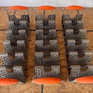 lot 80 image: 3) Blackstone Taco Shell Makers 5 shells per rack