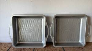 lot 90 image: Pair Nordic Ware 8 by 8 Inch Baking Pans