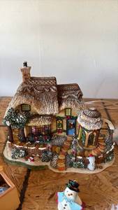 lot 148 image: Light Up Village Bakery, Ornaments and Angels
