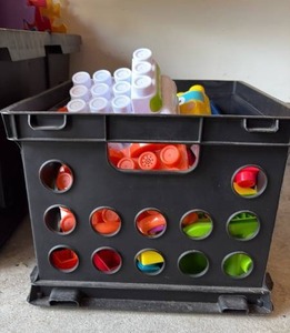 lot 176 image: Crate of Building Toys Vehicles (Crate Included)