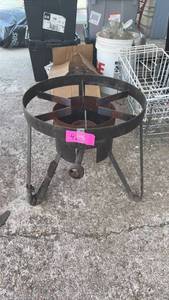 lot 429 image: Portable Propane Burner Cooker with Tripod Stand