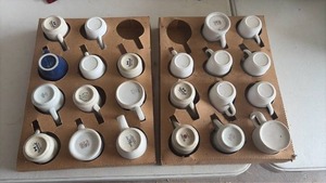 lot 102 image: Ceramic Coffee Mugs