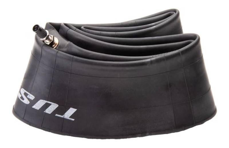 lot 73733 image: Tusk Heavy Duty 2mm Motorcycle Inner Tube Butyl Rubber Upgraded Replacement Tube 90100x16 - Retail $18